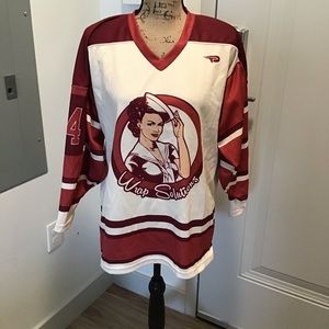 Pop Tops Pro Hockey Jersey for Wrap Solutions Furness 74 Youths XL Preowned
